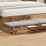 Cassetti per letto Legno vecchio 150 x 36,5 x 16,5 cm