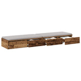 Cassetti per letto Legno vecchio 150 x 36,5 x 16,5 cm