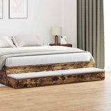 Cassetti per letto Rovere fumé 180 x 36,5 x 16,5 cm