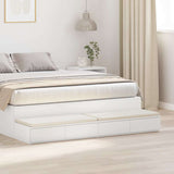 Cassetti per letto con cassetto Bianco 135 x 36,5 x 16,5 cm