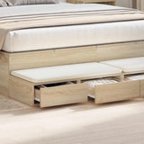 Cassetti per letto Rovere Sonoma 135 x 36,5 x 16,5 cm