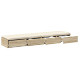 Cassetti per letto Rovere Sonoma 135 x 36,5 x 16,5 cm