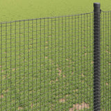 Recinzione in Rete Saldato 1000 x 140 cm Grigio