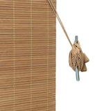 Tenda a rullo Marrone 80 x 220 cm Bambù