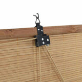 Tenda a rullo Marrone 80 x 220 cm Bambù