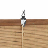 Tenda a rullo Marrone 80 x 220 cm Bambù