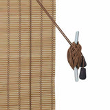 Tenda a rullo con tende Natura 120 x 160 cm Bambù