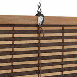 Tenda a rullo con tende Marrone 80 x 220 cm Bambù