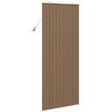 Tenda a rullo con tende Marrone 80 x 220 cm Bambù