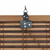 Tenda per Finestra Geometrico Marrone 150 x 220 cm Bambù