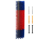 Spazzole per il bestiame Rosso e Blu 50 x 17 x 9 cm