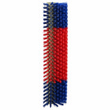 Spazzole per il bestiame Rosso e Blu 50 x 17 x 9 cm