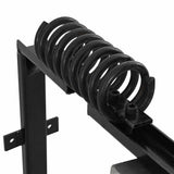 Spazzole per il bestiame Nero e Bianco 84 x 10 x 91 cm PVC
