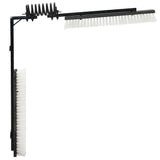 Spazzole per il bestiame Nero e Bianco 84 x 10 x 91 cm PVC