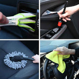 Set di Pennelli per Auto Multicolore polyrattan