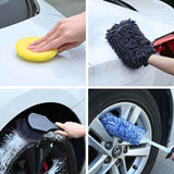 Set di Spazzole per Pulizia Auto 13 pcs Multi Colore