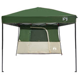 Set di Tende da Campeggio 2 pcs Verde Taffeta e Tessuto