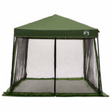 Set di Tende da Campeggio 2 pcs Verde Taffeta e Tessuto