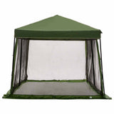 Set di Tende da Campeggio 2 pcs Verde Taffeta e Tessuto