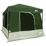 Set di Tende da Campeggio 2 pcs Verde Taffeta e Tessuto