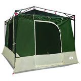 Set di Tende da Campeggio 2 pcs Verde Taffeta e Tessuto