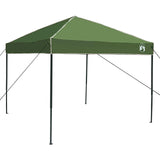 Set di Tende da Campeggio 2 pcs Verde Taffeta e Tessuto