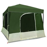 Set di Tende da Campeggio 2 pcs Verde Taffeta e Tessuto