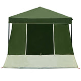 Set di Tende da Campeggio 2 pcs Verde Taffeta e Tessuto