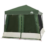 Set di Tende da Campeggio 2 pcs Verde Taffeta e Tessuto