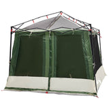 Set di Tende da Campeggio 2 pcs Verde Taffeta e Tessuto