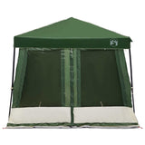 Set di Tende da Campeggio 2 pcs Verde Taffeta e Tessuto