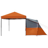 Set di Tende da Campeggio 2 pcs Arancione Taffeta e Tessuto