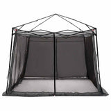 Set di Tende da Campeggio con tetto 2 pcs Grigio e arancione