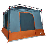 Set di Tende da Campeggio con tetto 2 pcs Grigio e arancione