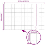 Recinzione Euro Verde 0.6 x 50 m Ferro rivestito in PVC