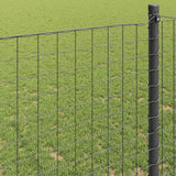 Recinzione Euro Grigio 0,4 x 10 m Ferro rivestito in PVC
