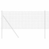 Recinzione Euro Grigio 0,4 x 10 m Ferro rivestito in PVC