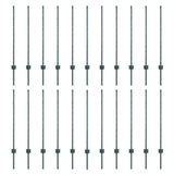 Palo per recinzione interrato 22 pcs Verde 140 cm