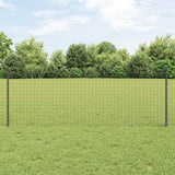 Pali per Recinzione 44 pcs Grigio 120 cm Acciaio