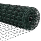 Recinzione con Posto Verde 0,6 x 10 m Acciaio e PVC