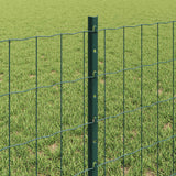 Recinzione con Posto Verde 0,6 x 10 m Acciaio e PVC