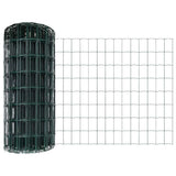 Recinzione con Posto Verde 0,6 x 10 m Acciaio e PVC