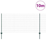 Recinzione Euro con palo 10 x 1 m Acciaio rivestito in PVC Rete