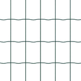 Recinzione con pali. Verde 1.2 x 10 m Acciaio