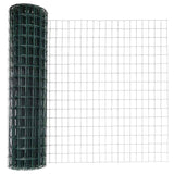 Recinzione con pali. Verde 1.2 x 10 m Acciaio