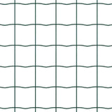 Recinzione con pali. Verde 0.8 x 10 m Acciaio