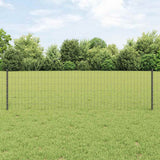 Recinzione euro da esterno con palo 50 x 0,6 m Grigio Rete