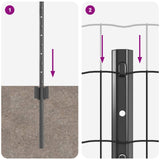 Recinzione in Rete Saldato 10 x 0,8 m (L x H)