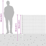 Recinzione in Rete Saldato 10 x 1 m (L x H)