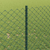 Recinzione a maglie con palo 10 x 1 m Acciaio rivestito in PVC